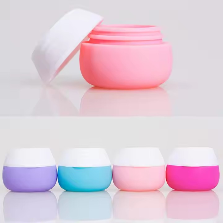 硅胶分装盒旅行便携分装罐食品药物化妆品彩色收纳盒首饰收纳盒